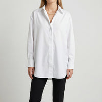 Damen Oversize Bluse V-Ausschnitt Lange Ärmel Casual Frühling Sommer | Maëlys