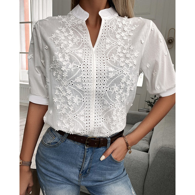 Heidi-Mode | Elegante Weiße Bluse
