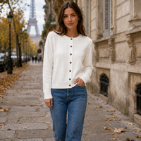 Rundhals Cardigan Damen | Thea