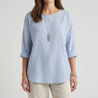 Oversize Streifenbluse | Barbara