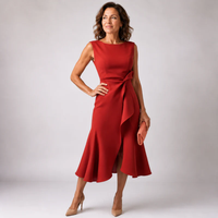 Ärmelloses Midikleid Damen | Sylvia