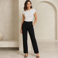 T-Shirt Damen Kurzarm Rundhals Slim Fit Sommer | Melissa