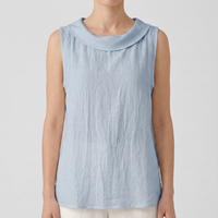 Top Damen Ohne Ärmel Carmen-Ausschnitt Casual Sommer | Ella