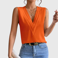 V-Ausschnitt Bluse | Camila