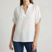 V-Ausschnitt Bluse | Céleste